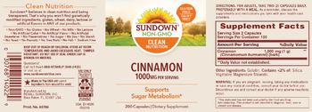 Sundown Cinnamon 1000 mg - supplement