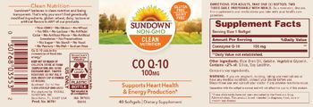 Sundown Co Q-10 100 mg - supplement