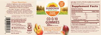 Sundown Co Q-10 Gummies 200 mg Peach Mango Flavored - supplement