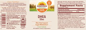 Sundown DHEA 50 mg - supplement
