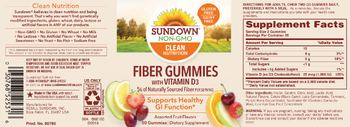 Sundown Fiber Gummies With Vitamin D3 - supplement