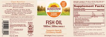 Sundown Fish Oil 1000 mg - supplement
