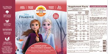 Sundown Kids Complete Multivitamin Gummies Frozen II - supplement
