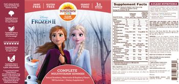 Sundown Kids Complete Multivitamin Gummies Frozen II - supplement