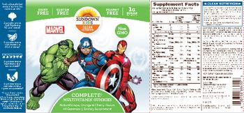 Sundown Kids Complete Multivitamin Gummies Marvel - supplement