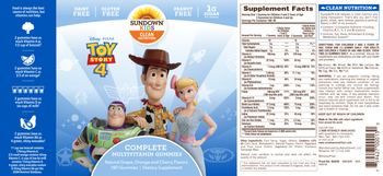 Sundown Kids Complete Multivitamin Gummies Toy Story 4 - supplement