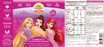 Sundown Kids Disney Princess Complete Multivitamin Gummies - supplement