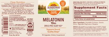 Sundown Melatonin 10 mg - supplement