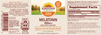 Sundown Melatonin 300 mcg - supplement