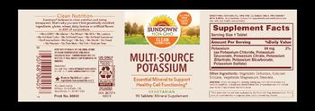 Sundown Multi-Source Potassium - mineral supplement