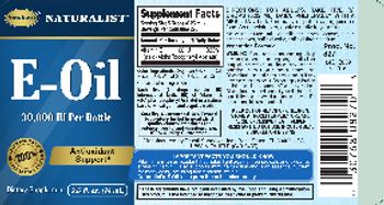 Sundown Naturalist E-Oil - supplement