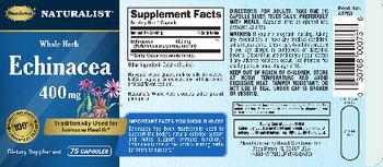 Sundown Naturalist Echinacea 400 mg - supplement