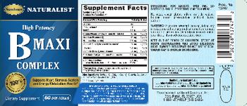 Sundown Naturalist High Potency B Maxi Complex - supplement