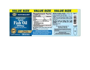 Sundown Naturalist Natural Fish Oil 1000 mg - supplement