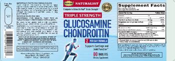 Sundown Naturalist Triple Strength Glucosamine Chondroitin - supplement