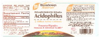 Sundown Naturals Acidophilus - supplement