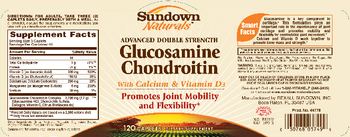 Sundown Naturals Advanced Double Strength Glucosamine Chondroitin - supplement