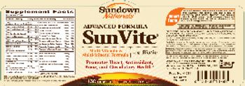 Sundown Naturals Advanced Formula SunVite - supplement