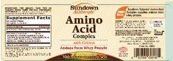 Sundown Naturals Amino Acid Complex With Calcium - supplement