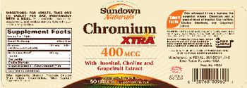 Sundown Naturals Chromium Xtra - supplement