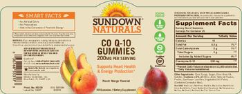 Sundown Naturals Co Q-10 Gummies 200 mg Peach Mango Flavored - supplement