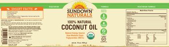 Sundown Naturals Coconut Oil - supplement