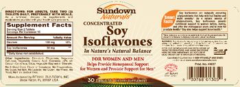 Sundown Naturals Concentrated Soy Isoflavones - supplement