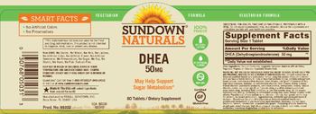 Sundown Naturals DHEA 50 mg - supplement