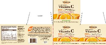 Sundown Naturals Effervescent Vitamin C 1000 mg Natural Orange Flavor - vitamin supplement