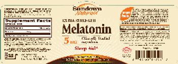 Sundown Naturals Extra Strength Melatonin 5 mg - supplement
