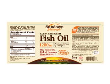 Sundown Naturals Fish Oil 1200 mg - supplement