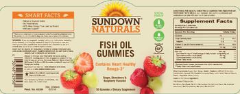 Sundown Naturals Fish Oil Gummies - supplement