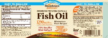 Sundown Naturals Fish Oil - supplement