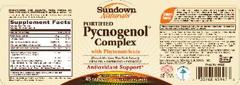 Sundown Naturals Fortified Pycnogenol Complex - supplement