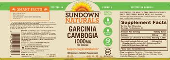 Sundown Naturals Garcinia Cambogia 1000 mg - supplement