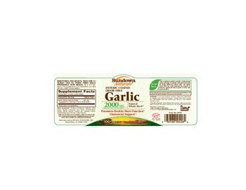 Sundown Naturals Garlic - herbal supplement
