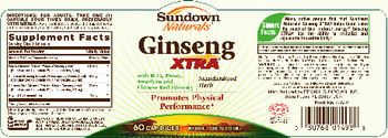 Sundown Naturals Ginseng Xtra - herbal supplement