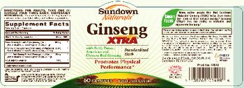 Sundown Naturals Ginseng Xtra - herbal supplement