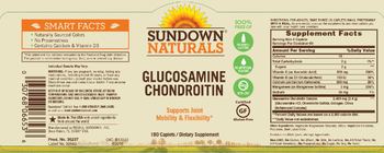 Sundown Naturals Glucosamine Chondroitin - supplement