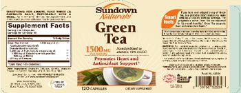 Sundown Naturals Green Tea - supplement