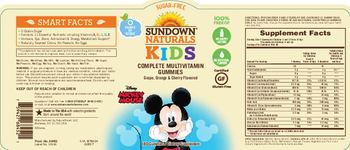 Sundown Naturals Kids Complete Multivitamin Gummies - supplement
