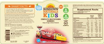 Sundown Naturals Kids Complete Multivitamin Gummies - supplement