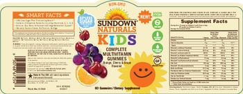 Sundown Naturals Kids Complete Multivitamin Gummies - this statement has not been evaluated by the food and drug administration this product is not intend