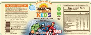 Sundown Naturals Kids Complete Multivitamin Marvel Gummies - supplement