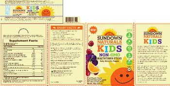 Sundown Naturals Kids Non-GMO Multivitamin Fruit Punch Flavor - multivitamin supplement
