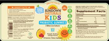 Sundown Naturals Kids Probiotic Gummies - supplement