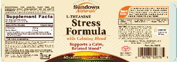 Sundown Naturals L-Theanine Stress Formula with Calming Blend - supplement