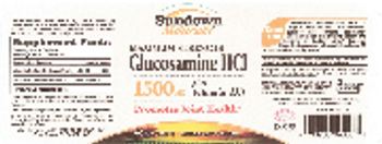 Sundown Naturals Maximum Strength Glucosamine HCl 1500 mg Plus Vitamin D3 - supplement