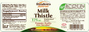 Sundown Naturals Milk Thistle - standardized extract