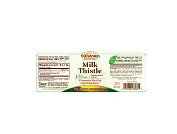 Sundown Naturals Milk Thistle - herbal supplement